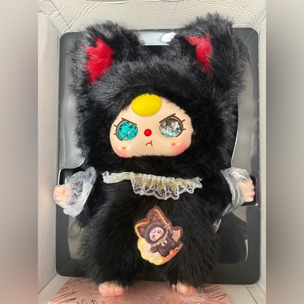 AUTHENTIC BABY THREE Ai 800%, CONFIRMED Brave Meowrior Plush